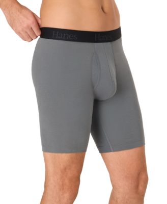 Men's Ultimate Comfort Flex Fit Long Leg Boxer Briefs, 3-Pack