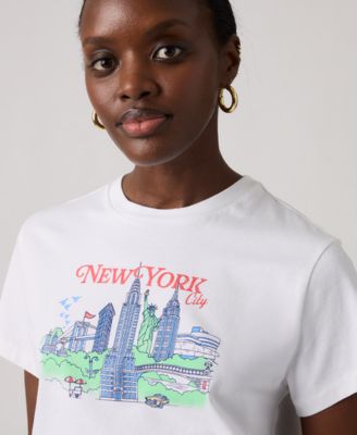 Women's Crew Neck Graphic Print T-Shirt