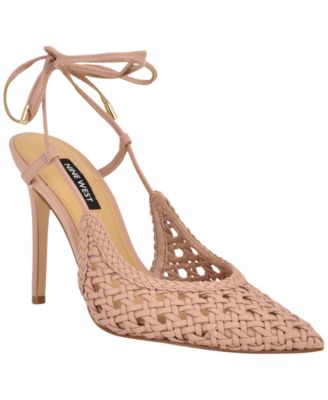 Women's Fessla Woven Tie-Up High Stiletto Pumps