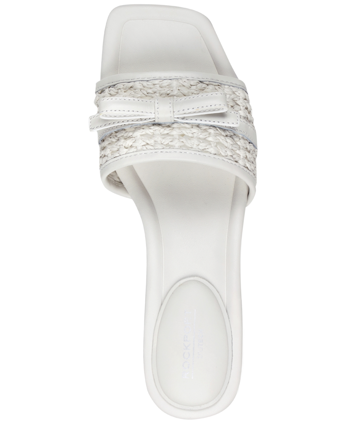 Rockport Women's Clarice Square Toe Slip-On Dress Sandals