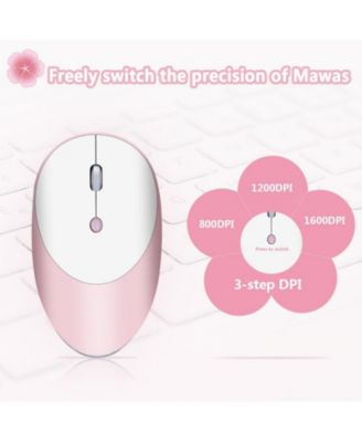 Tri Mode Silent Wireless Mouse Bluetooth and 2.4G 3 Speed DPI Office Mouse