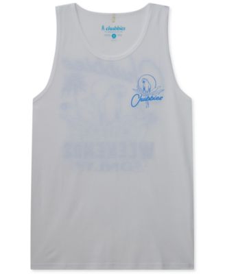 Men's The Weekends Only Scoop Neck Graphic Tank Top
