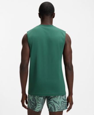 BOSS by Men's Logo Sun Protection Muscle Tank Top