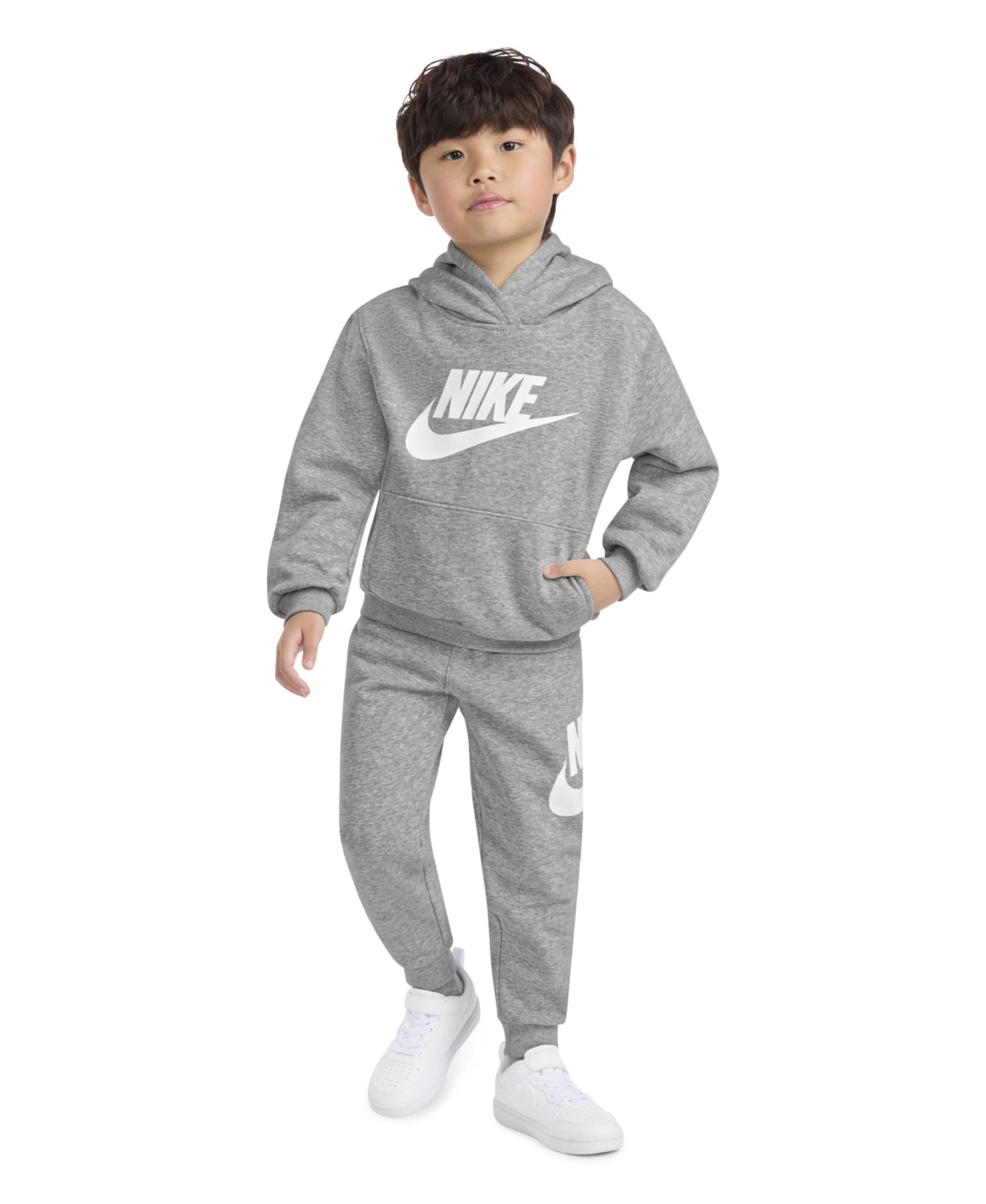 Boys' 2T-7 Fleece Logo Hoodie and Sweatpants, 2-Piece Set