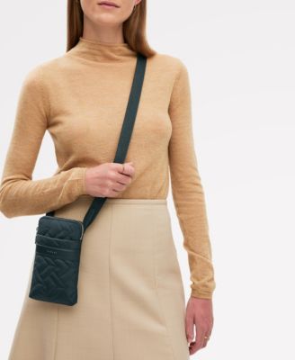 Holland Park Quilted Mini Zip Around Phone Crossbody Bag