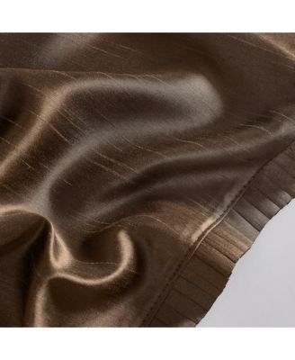 Elrene Home Fashions Versailles Faux Silk Blackout Window Curtain