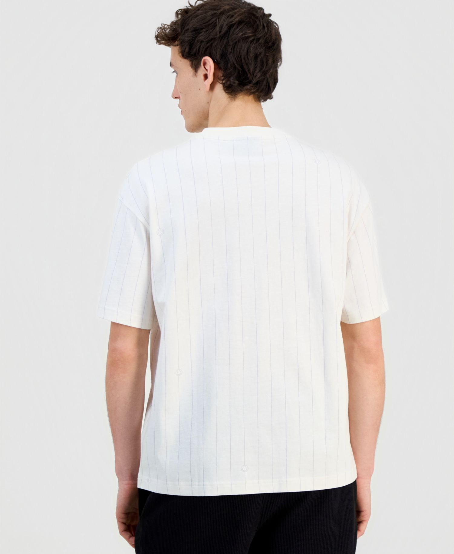 Men's Cotton Striped Crewneck T-Shirt