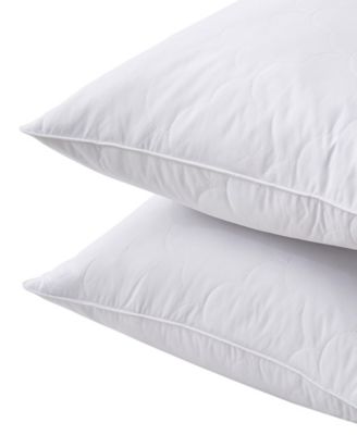 Cloud Quilted Goose Feather 2-Pack Pillows, Queen