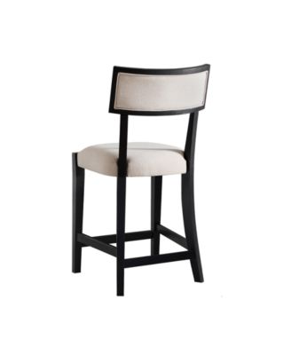 Avery 38.1" 2 Piece Wood-Back Upholstered Counter Stools