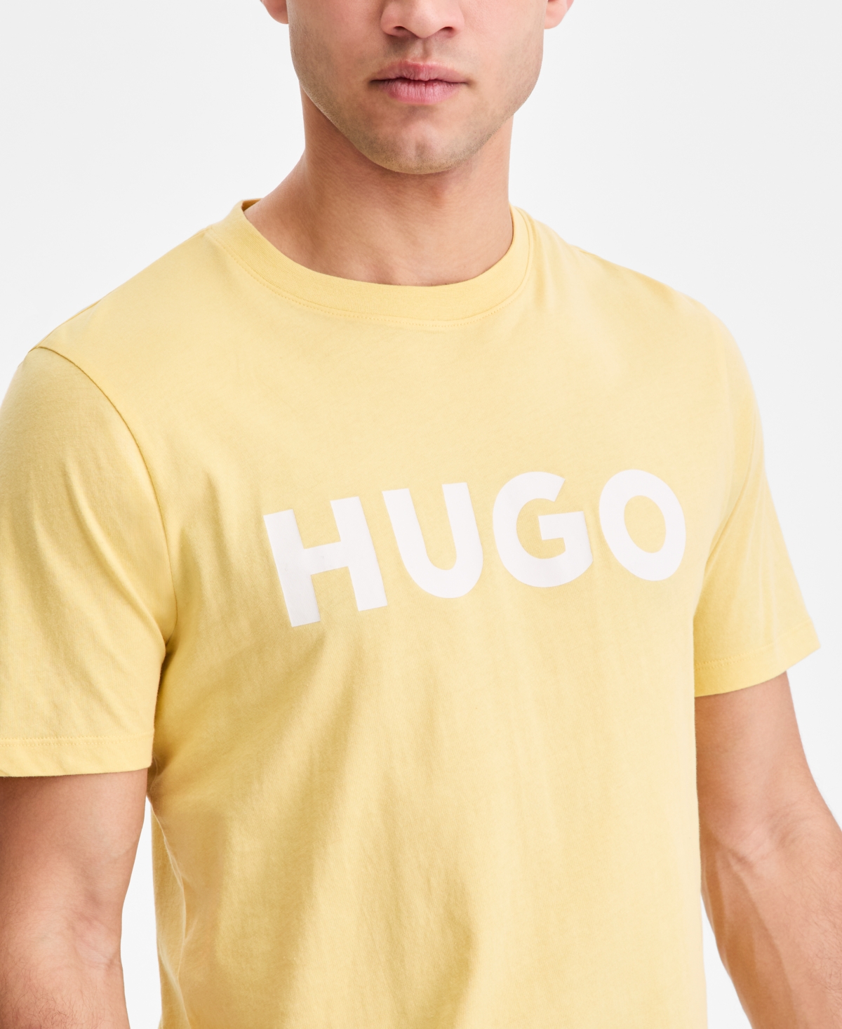 Hugo Boss Men's Cotton Logo Crewneck Short-Sleeve T-Shirt