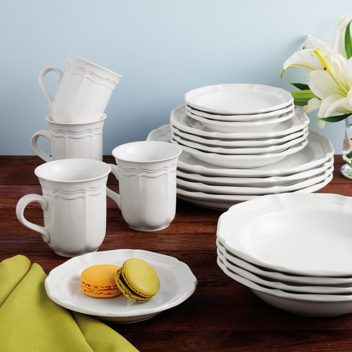 Mikasa French Countryside Collection 16-Pc. Dinnerware Set, Service for 4