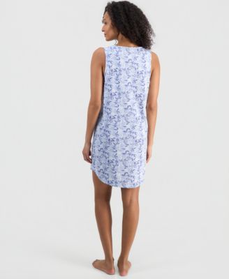 Women's Printed Jersey Tank Sleepshirt