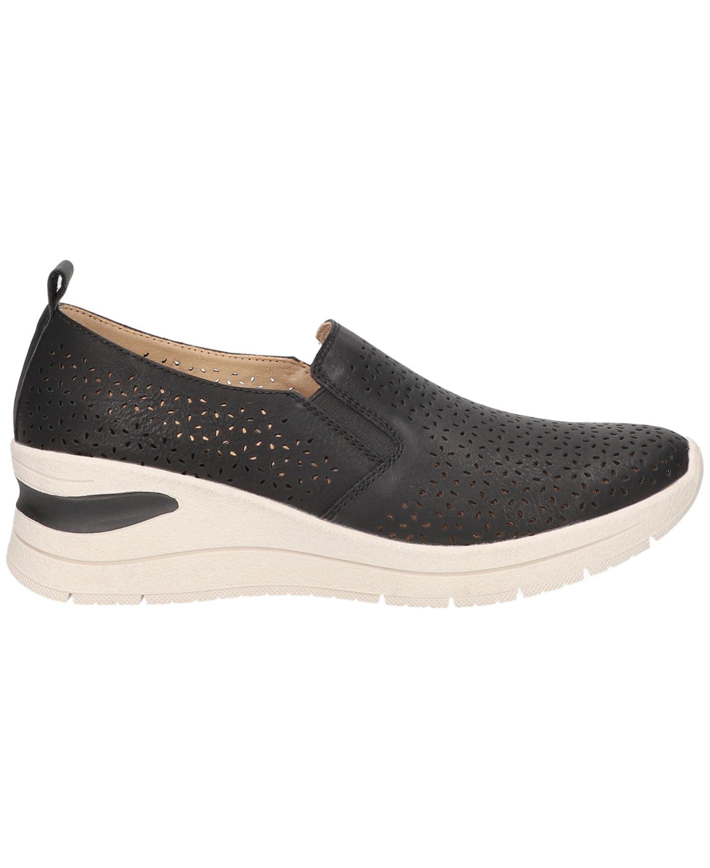 Женские кроссовки Easy Street Nottingham Slip-On, цвет: Чёрный — фото 2
