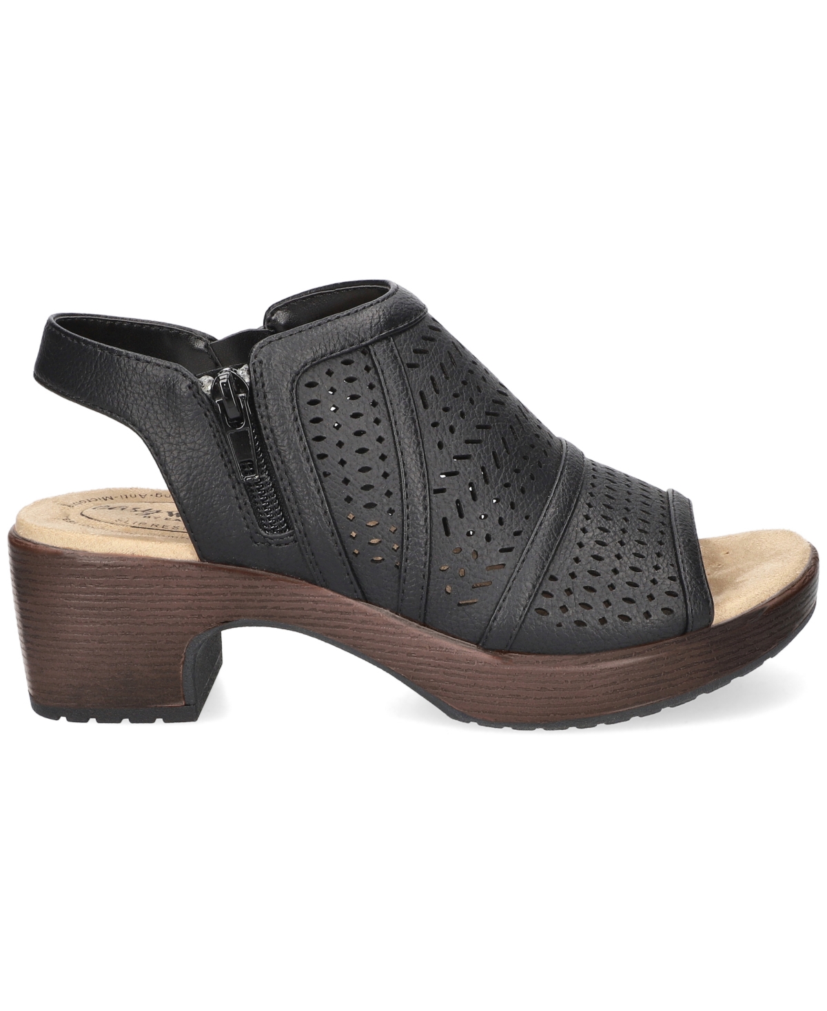 Easy Street Women's Evan Open Toe Platform Sandals