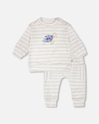 Baby Boys Soft Jersey Sweater and Pants Set
