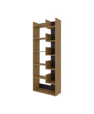 Perry Bookcase in Melamine with Open Storage