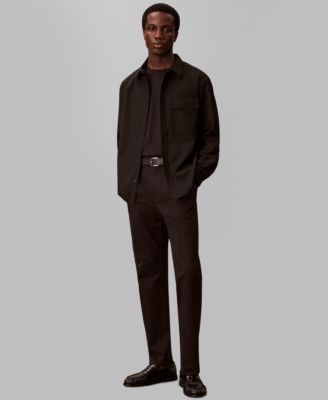 Men's Travel Twill Regular-Fit Shirt