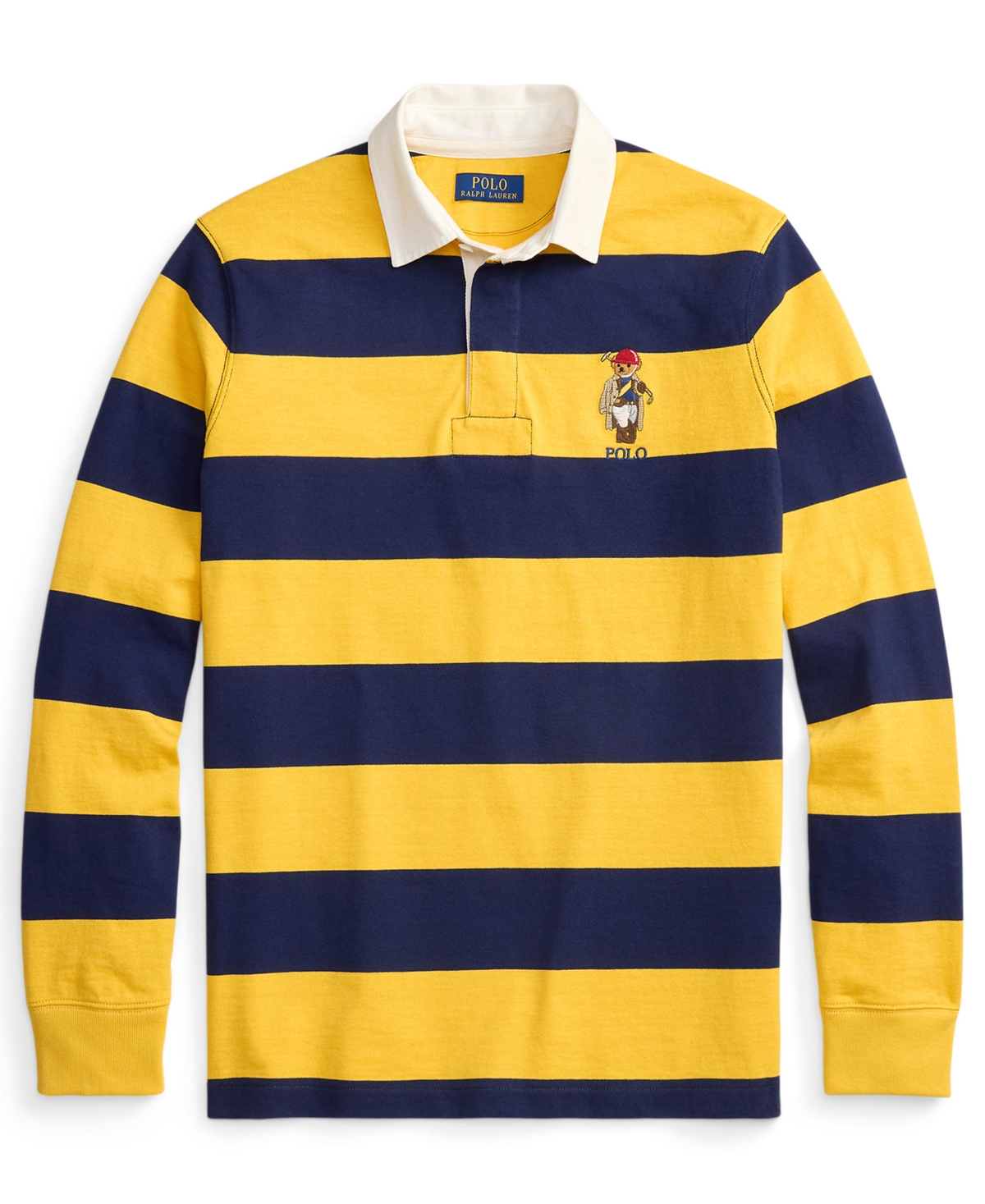 Polo Ralph Lauren Men's Striped Twill Rugby Sweater