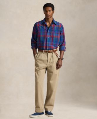 Men's Classic-Fit Plaid Performance Shirt