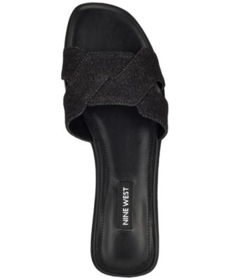 Women's Gammy Criss-Cross Flat Slip-On Sandals