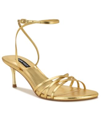 Women's Gazey Round Toe Strappy Dress Sandals