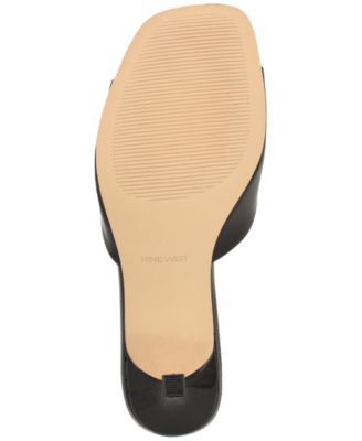 Women's Lamell Square Toe Slip-on Dress Sandals