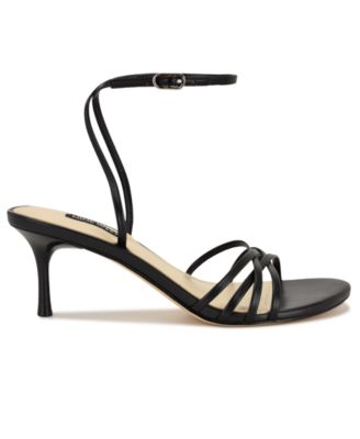 Women's Gazey Ankle Strap Kitten Heel Dress Sandals