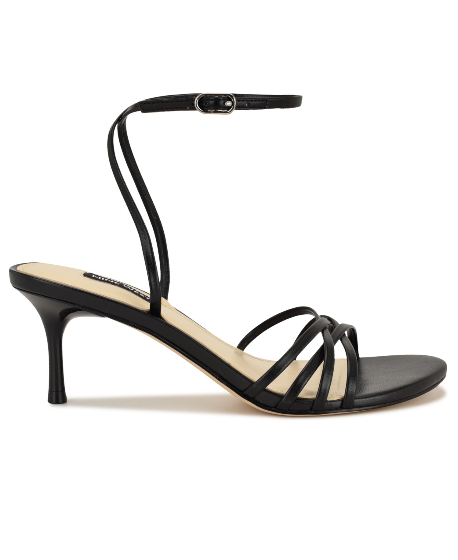 Women's Gazey Ankle Strap Kitten Heel Dress Sandals