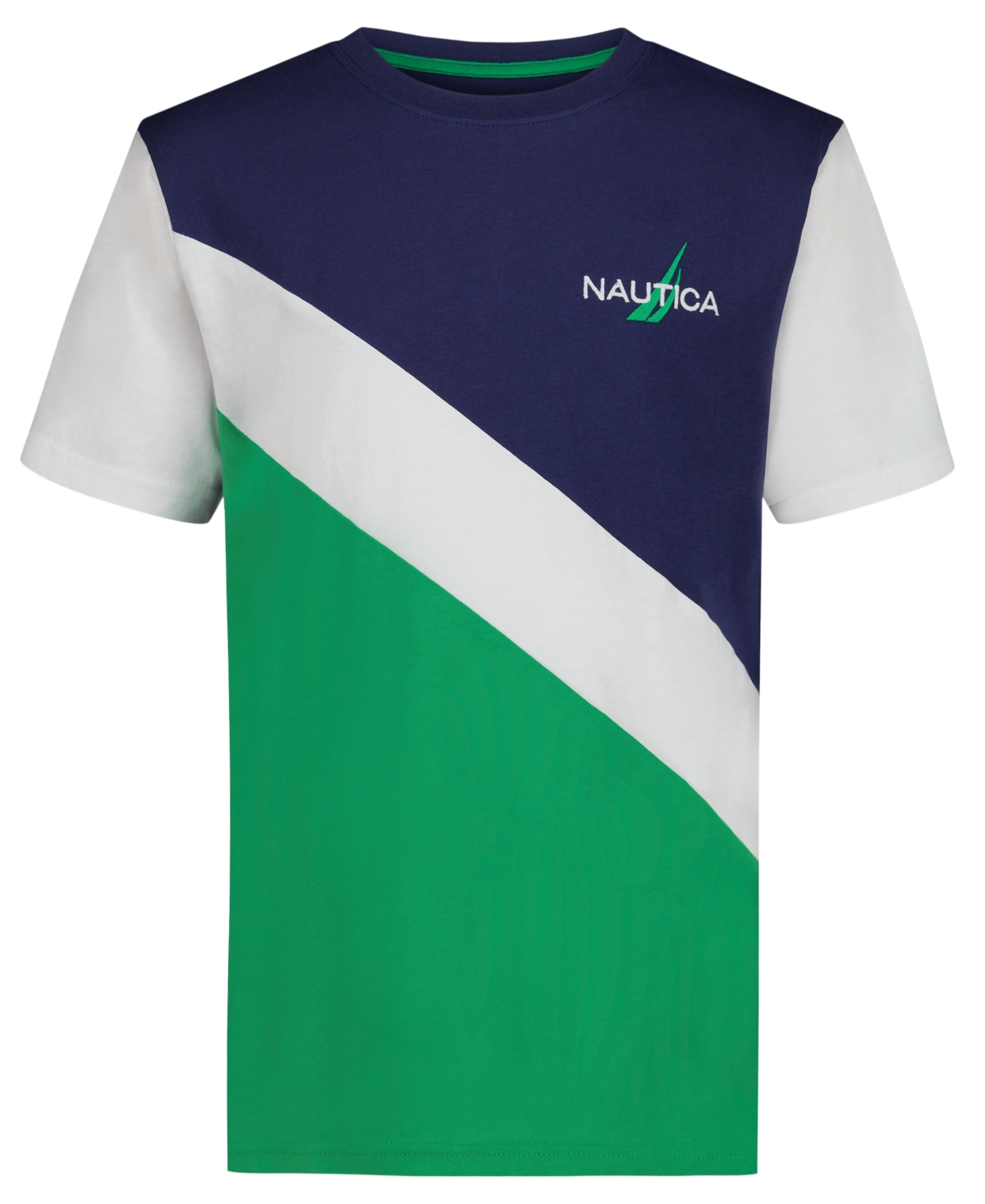 Nautica Boys' 8-20 Diagonal Block Short-Sleeve T-Shirt