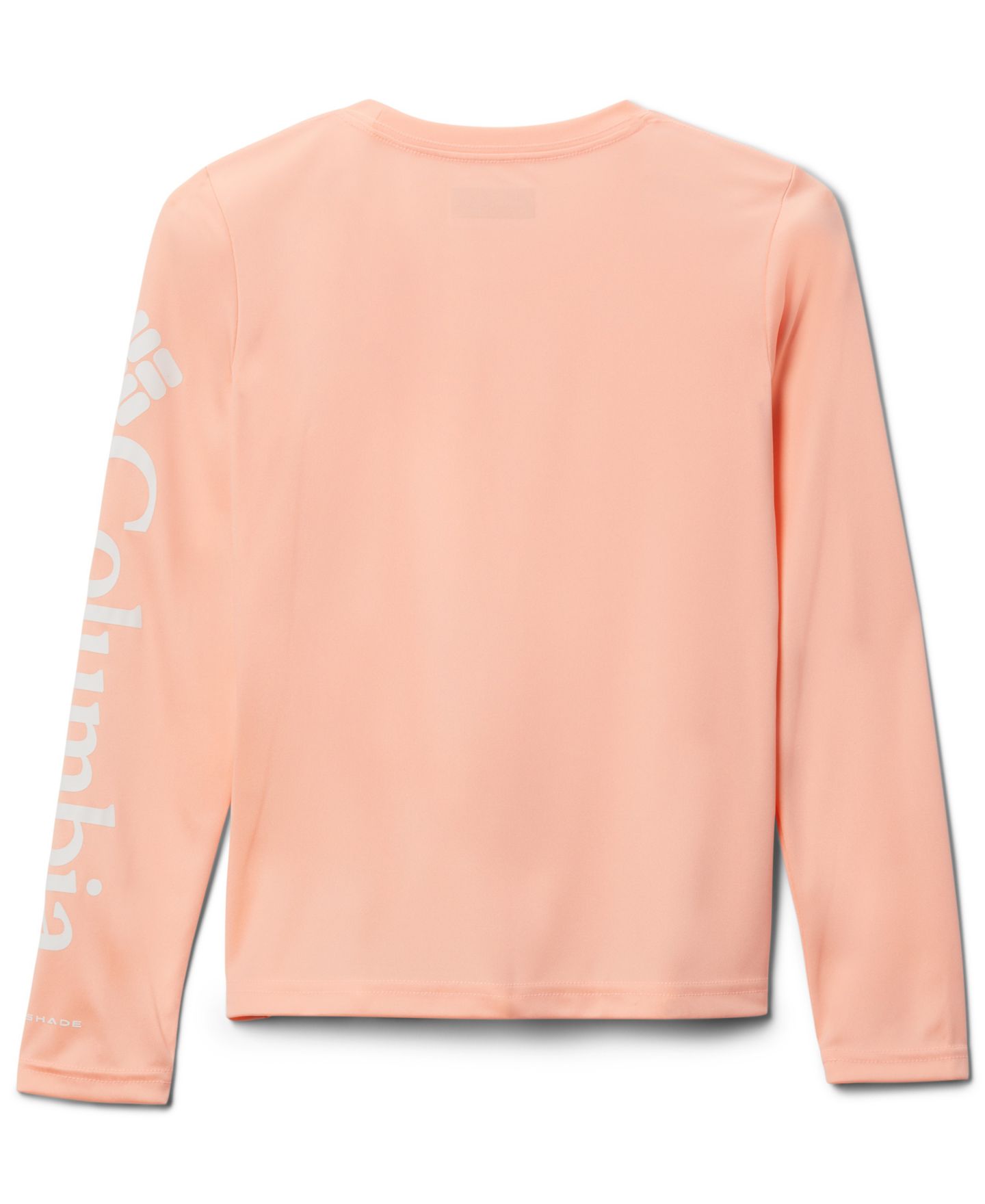 Футболка Columbia Long-Sleeve Graphic T-Shirt для девочек, цвет: Розовый — фото 2