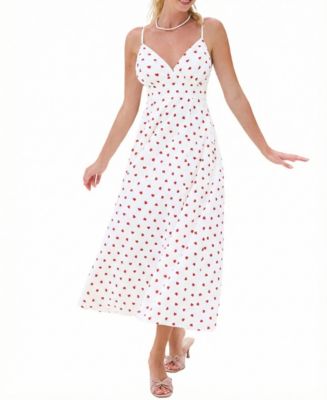 Women's Loving You Heart Midi Beach Dress