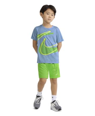 Boys' 4-7 Dri-FIT Dropset T-Shirt and Shorts, 2-Piece Set