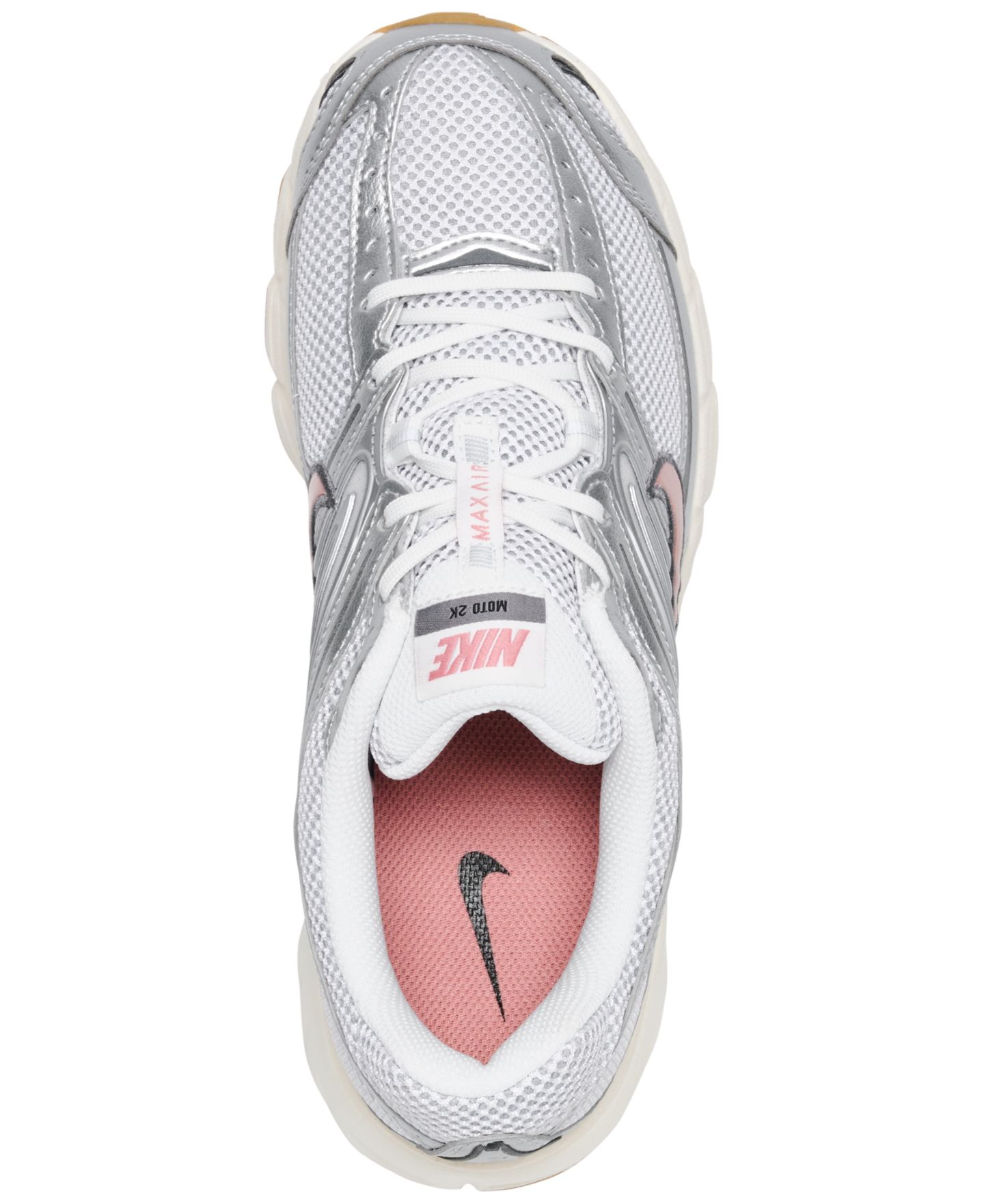 Женские кроссовки Nike Air Max Moto 2K Casual, цвет: Белый / Серебристый — фото 5