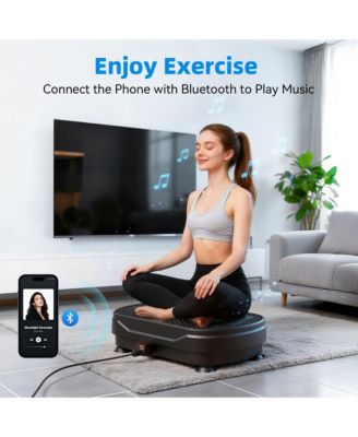 Vibration Plate Exercise Machine with Remote Control and Bluetooth
