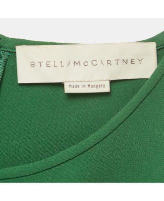 Women's Green Crepe Blouse