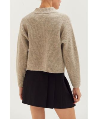 Women's Dionne Ribbed Knit Sweater Cardigan