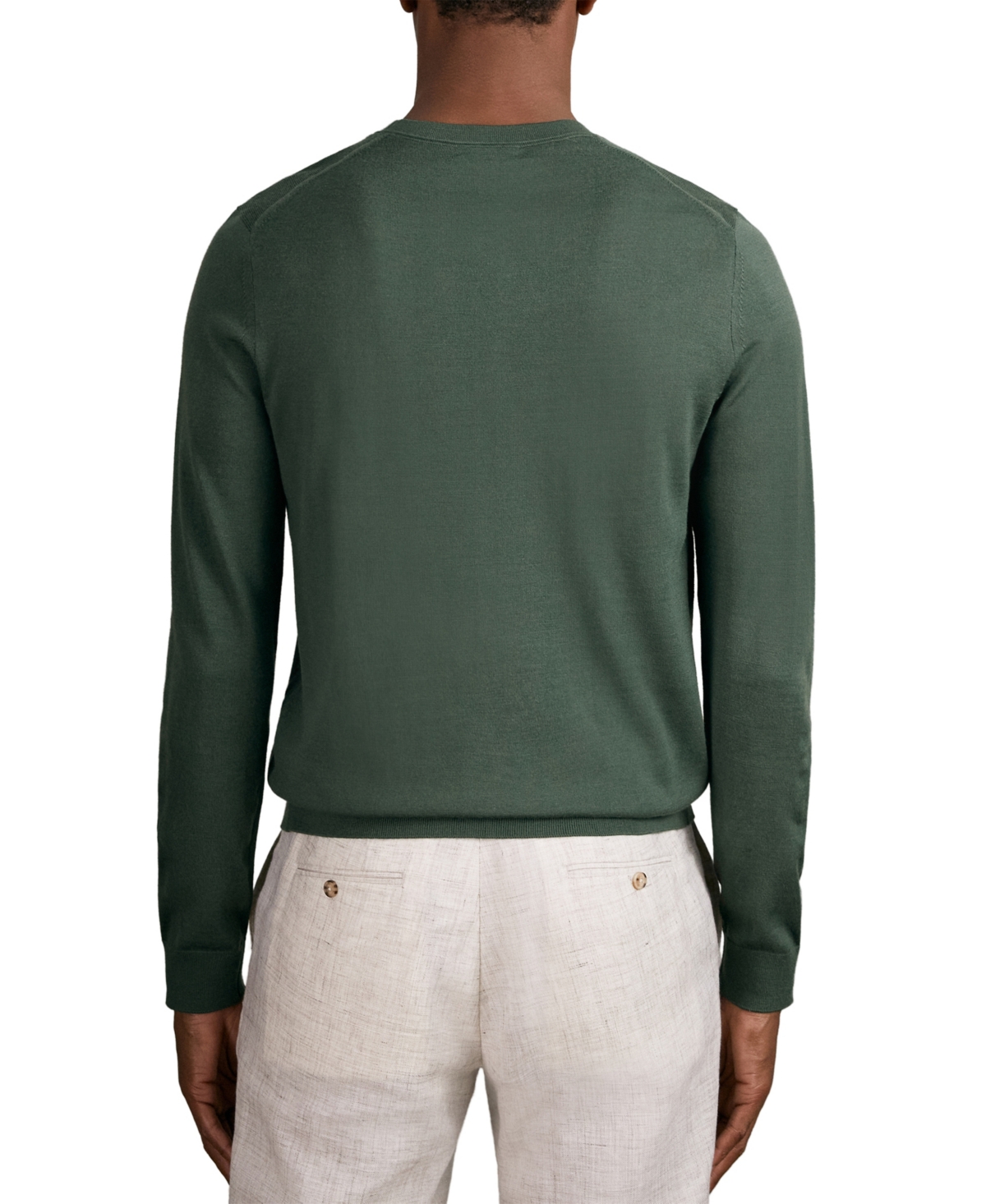 Reiss Men's Merino-Wool Crew-Neck Jumper