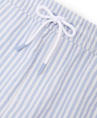 Men's Seersucker Stripe Swim Shorts