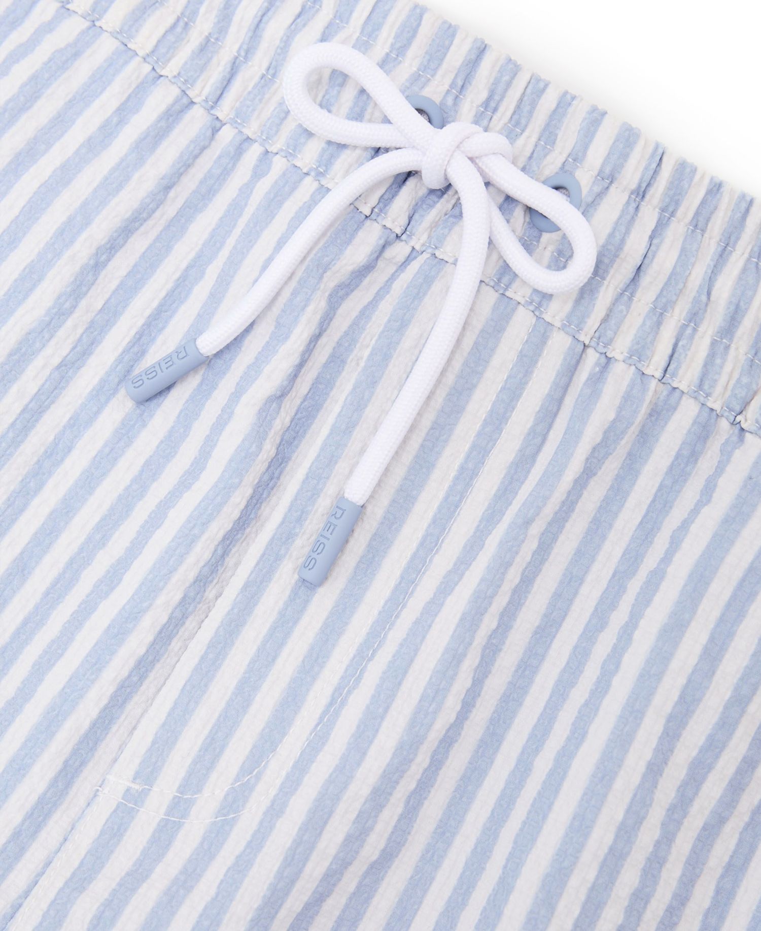 Men's Bay Seersucker Stripe Swim Shorts