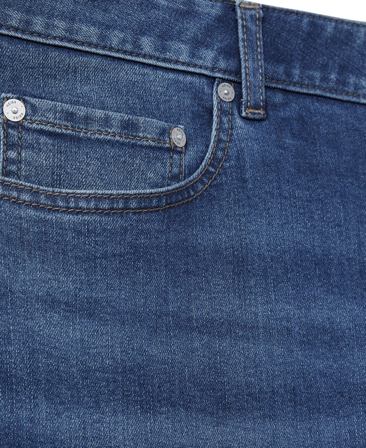 Reiss Men's Tapered Slim-Fit Jeans