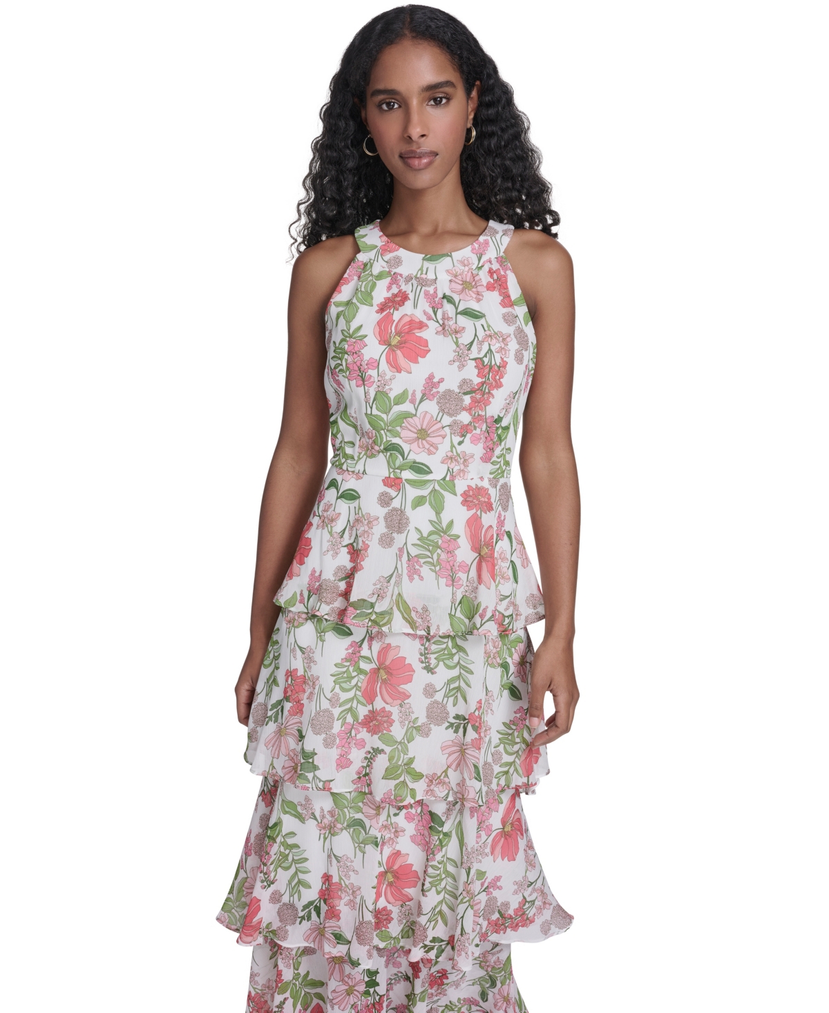 Tommy Hilfiger Women's Halter Neck Maxi Dress