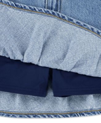 Girls' 7-16 Flounce Mini Skirt