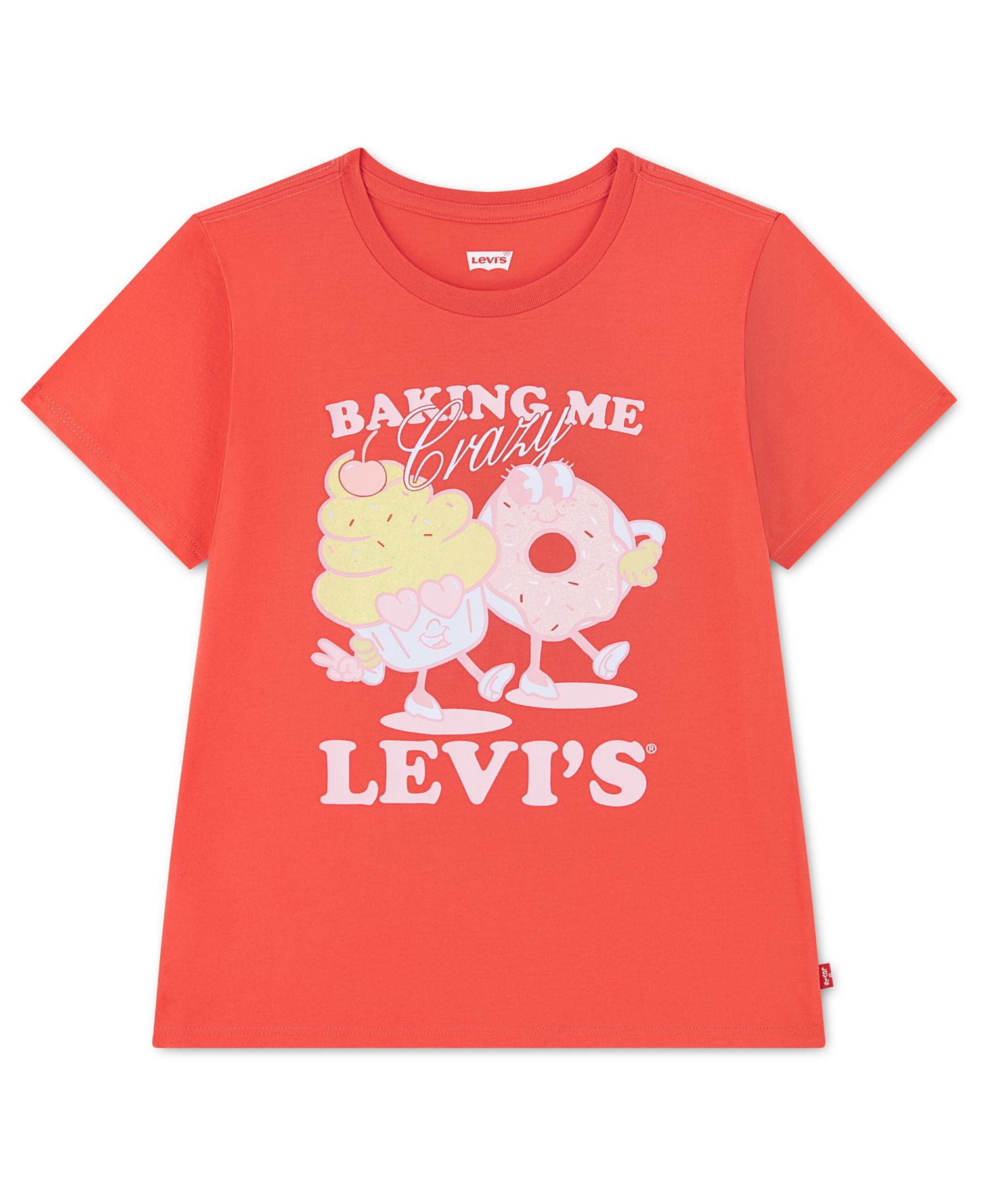 Girls' 7-16 Round Neck T-Shirt