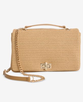 Soft Ajae Straw Medium Shoulder Bag