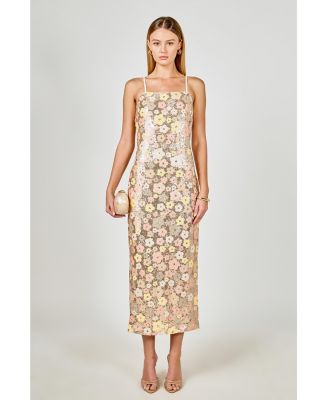 Women's Sequin Midi Dress