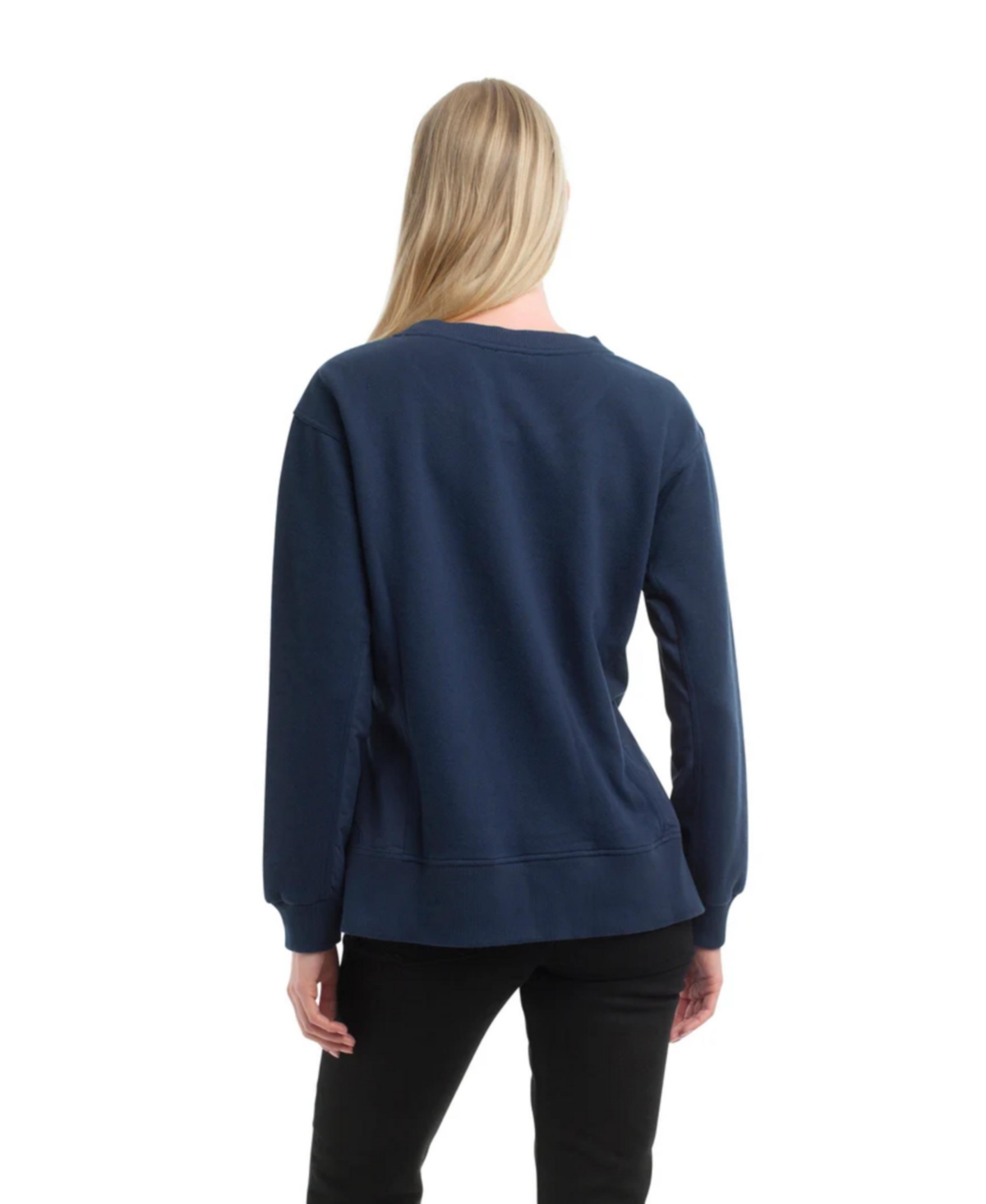 Wilt Clothing Women's Woven Side Panels Sweatshirt