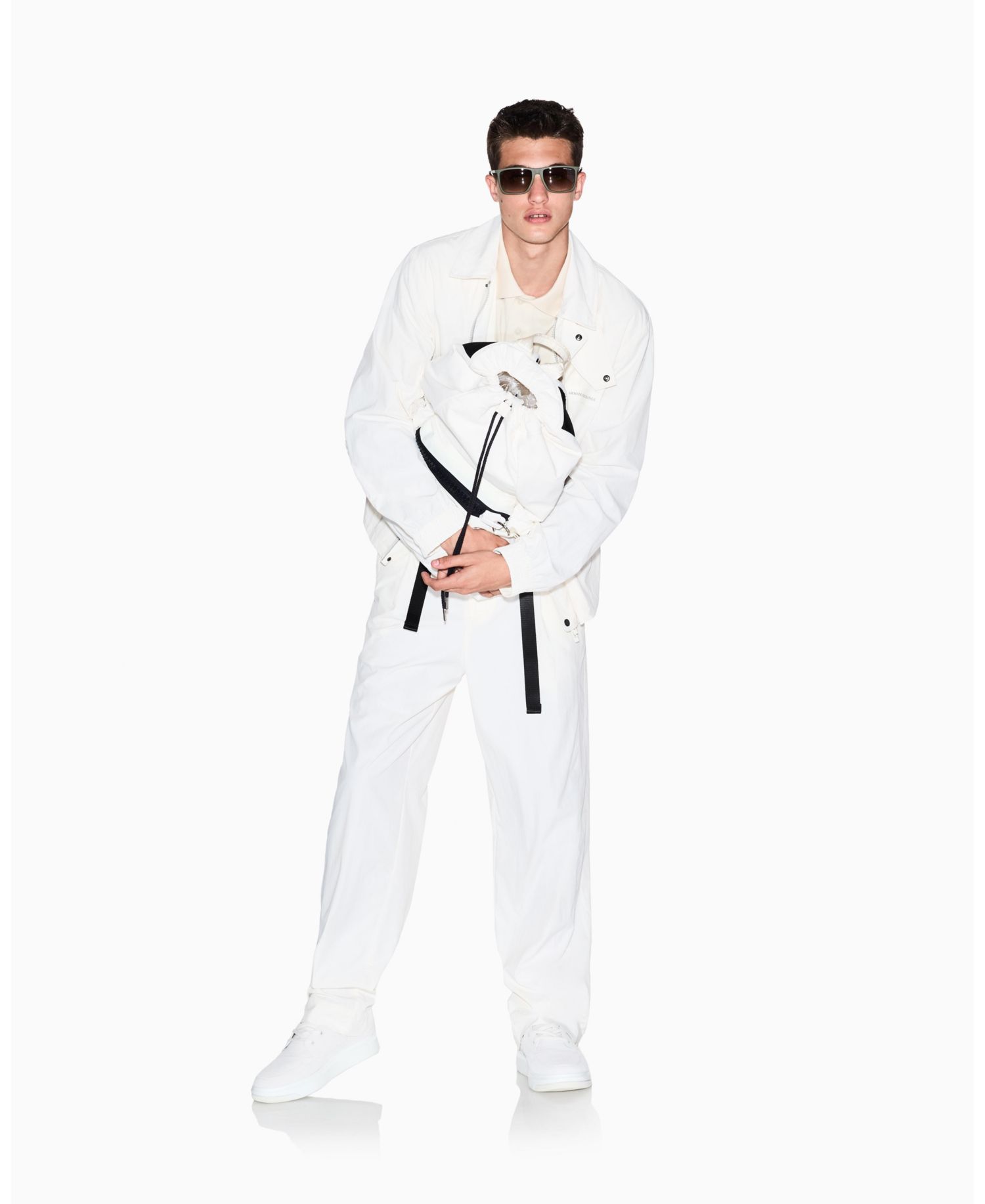 Men's White Edition Nylon Pants