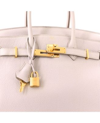 Birkin 30 Handbag Light Togo with Gold Hardware