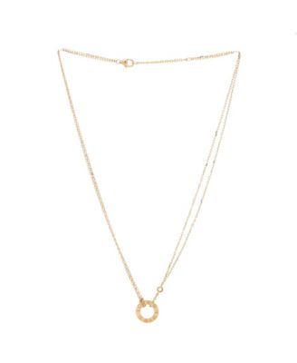 2 Diamonds Love Pendant Necklace