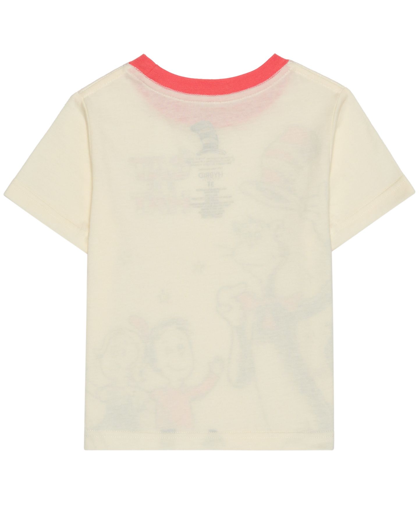 Детский комплект Dr. Seuss The Cat In the Hat для малышей: футболка и шорты, 2T-5T, цвет: Кремовый / Синий — фото 5
